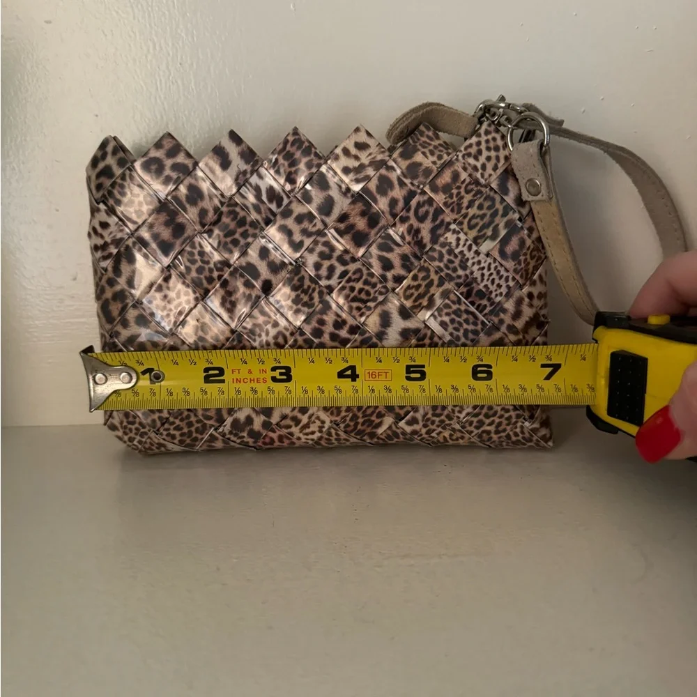 Nahui Ollin Leopard Print Wristlet - Picture 5 of 6